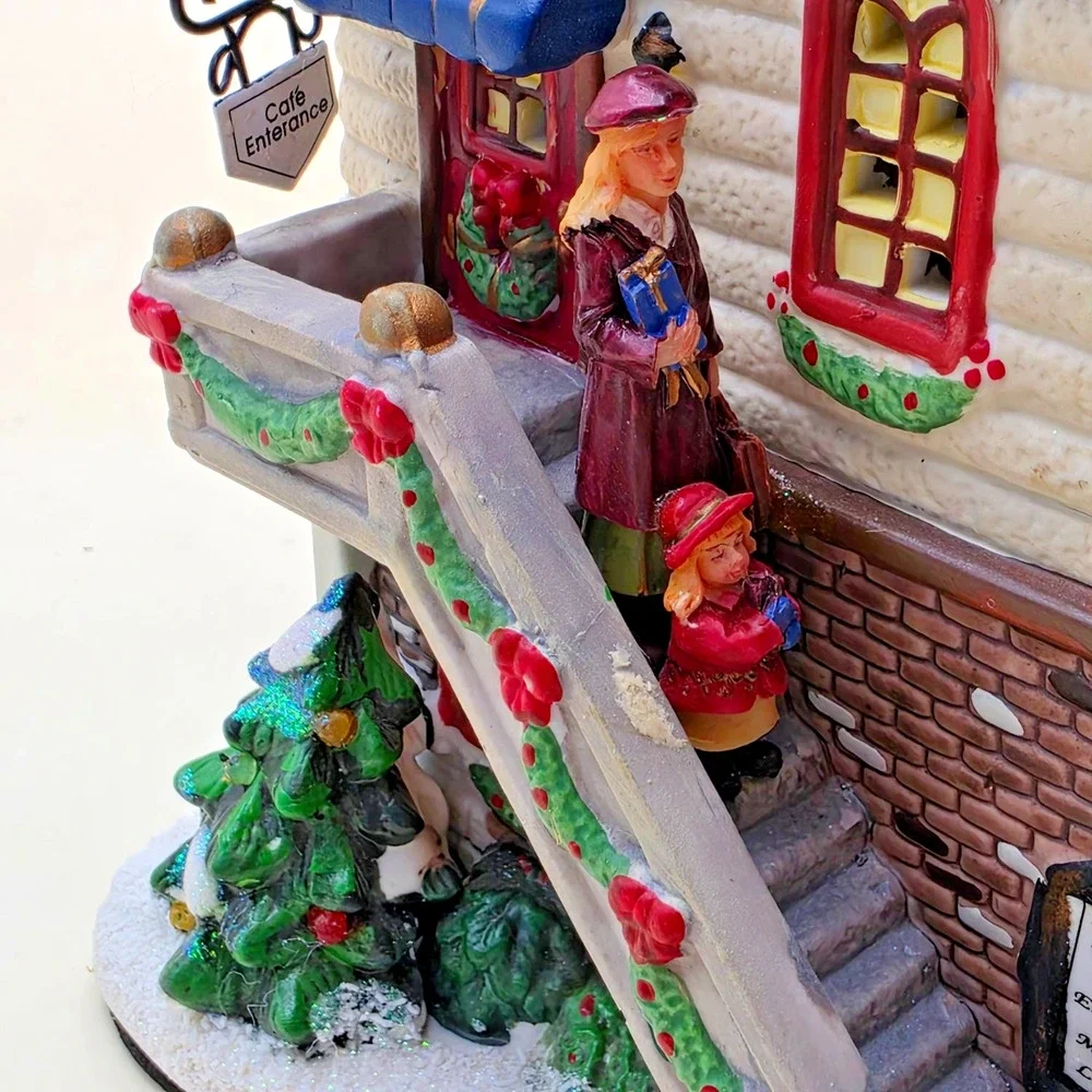 St. Nicholas Square Kringle's Coffee Shop and Cafe Village Collection 2005 Boxed